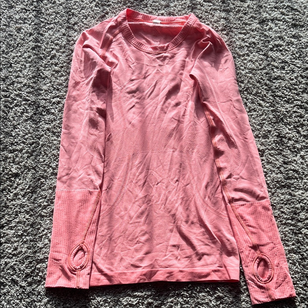 ❌NOT FOR SALE❌lululemon athletica Coral Long Sleeve Top